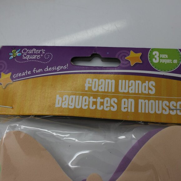 Crafters Square (Foam Wands Only) 5 Packs Of 3 Party Favors Create Fun Designs - Picture 4 of 8